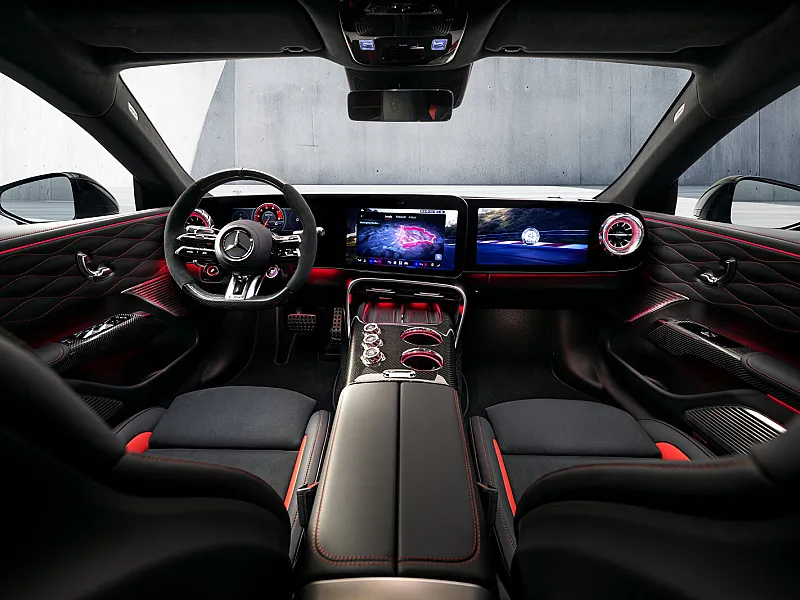 O centro de controlo da performance: O interior do novo Mercedes-AMG GT Coupé de 4 portas - imagem 15